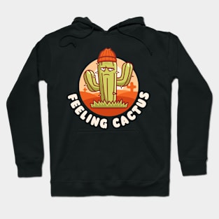 Feeling cactus (on dark colors) Hoodie